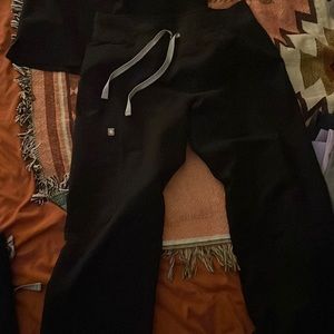 Figs Black Scrub Pants